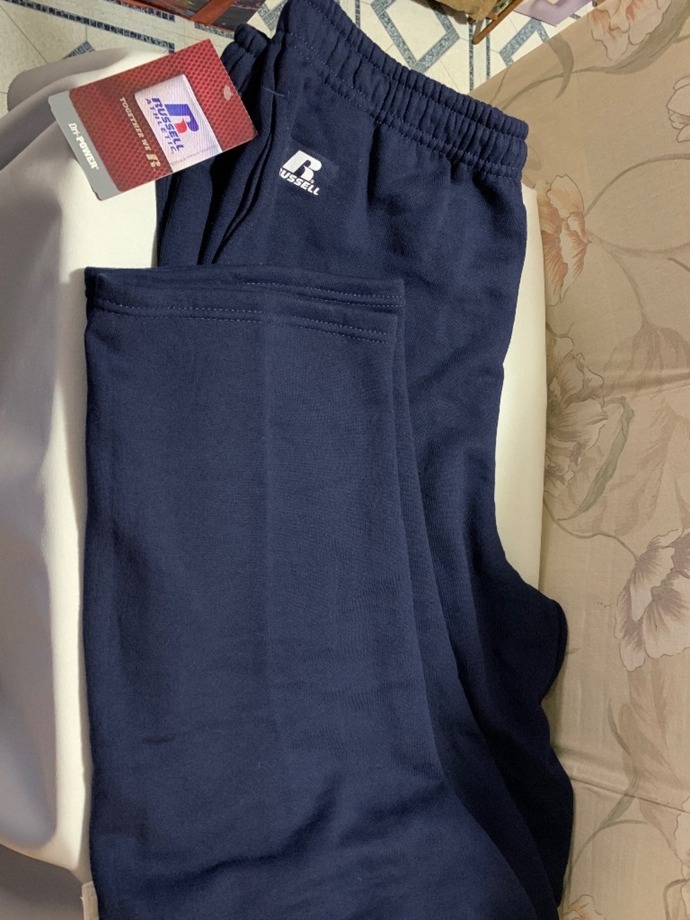 Russell Athletic Men's Dri-Power Navy Blue Sweat Pants 3X (48"-50") NWT